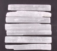 Craftmoor® Selenite Wand 125–150mm Natural Raw Crystal Cleansing Wand