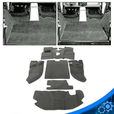 New For Jeep Wrangler TJ 1997-2006 Full Set Carpet Kit Floor Mat GRAY 6 Piece