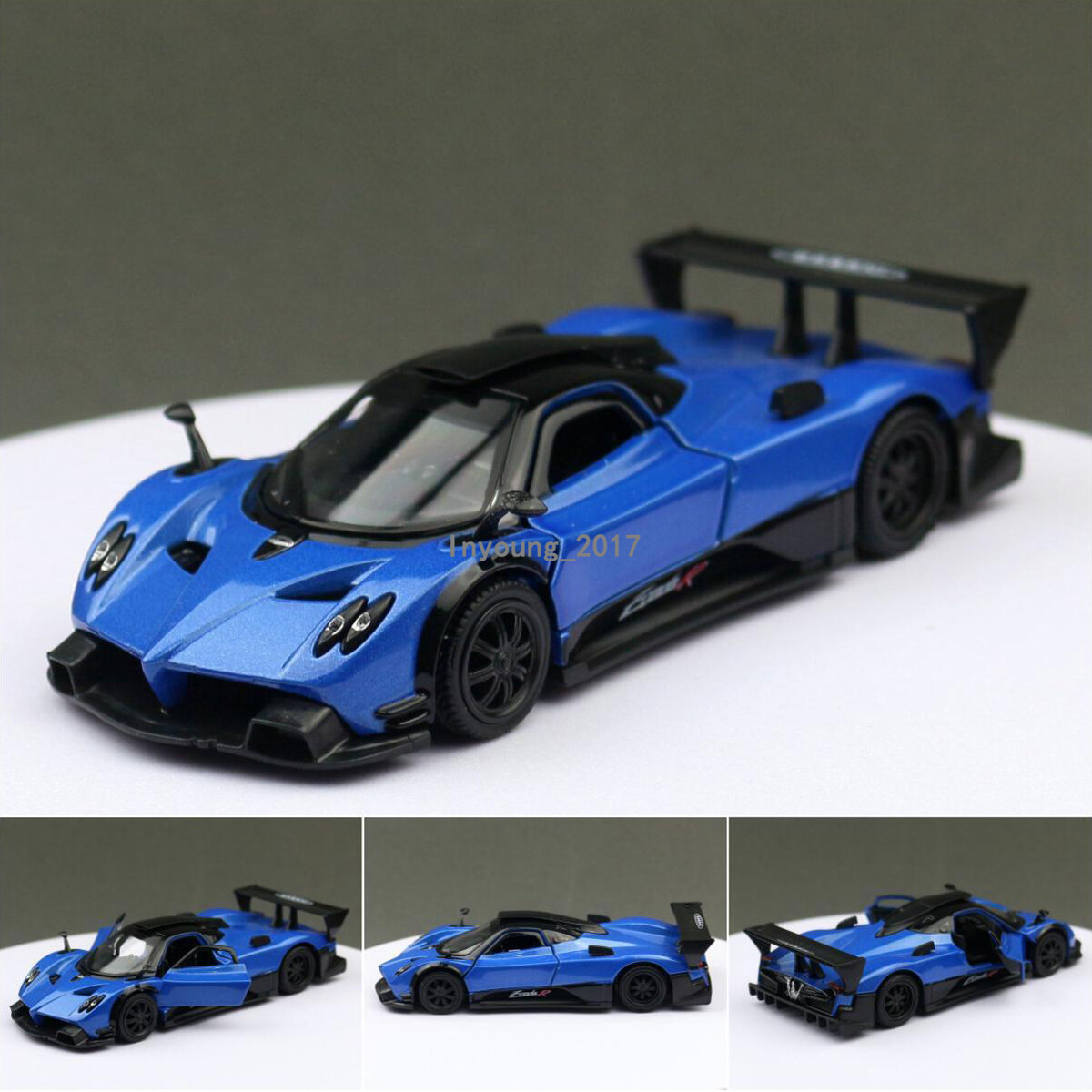 1:36 Scale Pagani Zonda R Model Car Diecast Toy Cars Doors Open