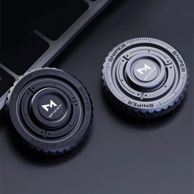 Sniper Mechanical Ratchet Fidget Spinner EDC Fidget Clicker Adult ...