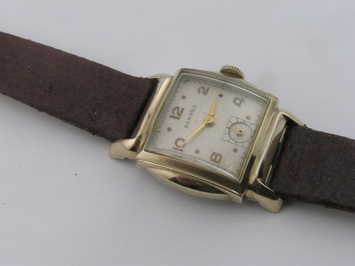 Vintage Benrus Watch Fancy Case & Dial 1950's 17j Model BB4 - Picture 3 of 7