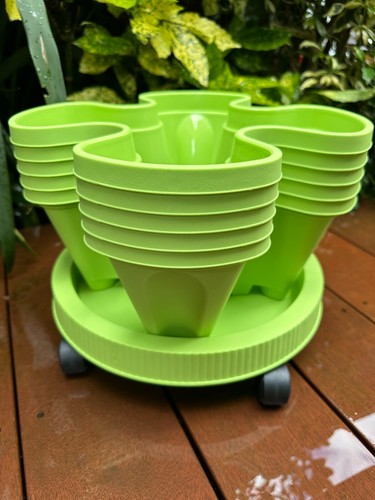 5 Tier Vertical Garden Stackable Planter – Herbs, Strawberries, Petunias, Pansy - Picture 45 of 130