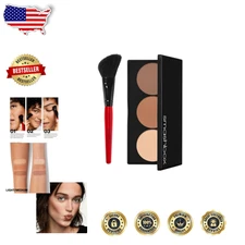 Light/Medium Buildable Contour Kit: Matte Finish with Contour Brush, 0.4 oz.