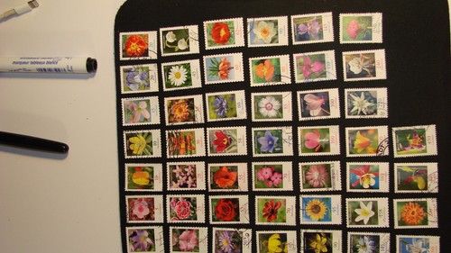 Lot BRD Dauerserie Blumen 47 Motive / 1.158 Briefmarken; siehe Fotos - Bild 2 von 7