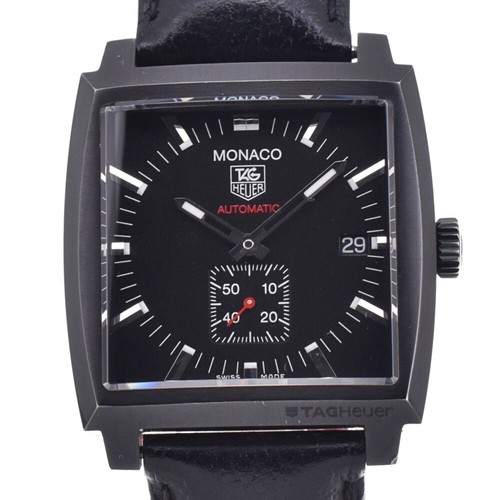 TAG HEUER Monaco WW2119.FC6338 Small second date Automatic Men's Watch L#140353