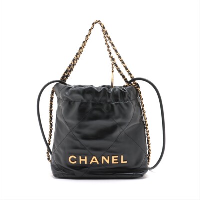 Chanel Chanel 22 Mini shiny calfskin Chain Shoulder Bag