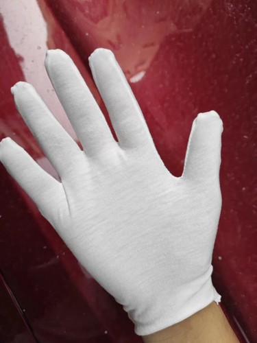 24 Pairs White Cotton Gloves Cloth Gloves Liners for Dry Hands Eczema Women Men - Picture 10 of 14