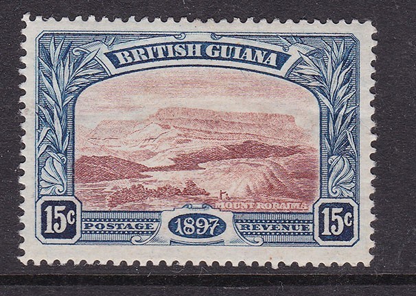 BRITISH GUIANA  ^^^^^1897  sc#156    hinged  CLASSIC hcv @dco4292guysa