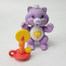 Kenner CARE BEARS Cousin Bright heart Raccoon Poseable Vintage 80's w/candle