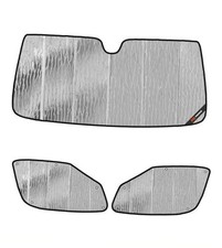 Windshield Sunshade and Front Side Window Sun Shades 2Pcs for 2007-2018