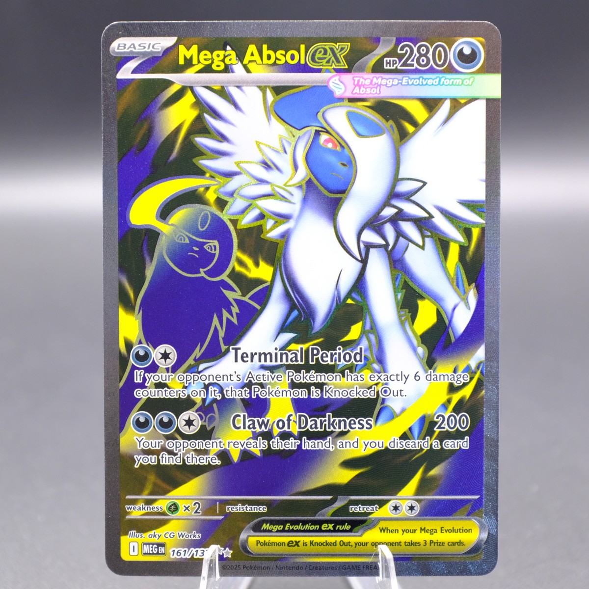 Mega Absol ex 161/132 Ultra Rare ME01: Mega Evolution Pokemon TCG