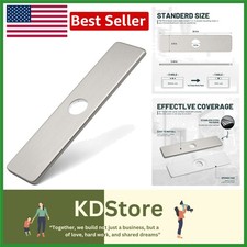 10 Inch Stainless Steel Sink Hole Cover 1-3 Hole Faucet Deck Plate Bathroom K...