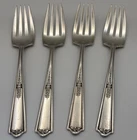 Towle Seville Sterling Silver Dinner Forks Set of 4 Pat. 1926 138.1g Flatware