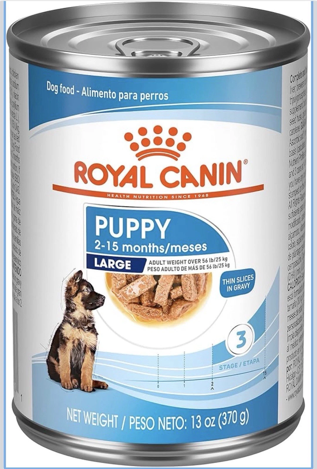 Royal Canin Large Puppy Thin Slices in Gravy Dog Food 13oz (PACK OF 24)