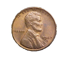 1947-S Lincoln Wheat Cent - Very Nice Choice BU R/B Collector Coin-c7036xux