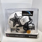 Dallas Cowboys Trevon Diggs Signed Lunar Eclipse Mini Helmet BAS Authenticated