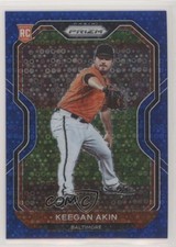 2021 Panini Prizm Blue Donut Circle Prizm 37/199 Keegan Akin #14 0lt3