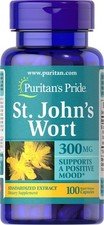 Puritan's Pride St. John's Wort Standardized Extract 300 mg - 100 Capsules