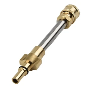 Laiton de pression haute qualité Connec rapide Snow Mousse en acier inoxydable couple de baguette