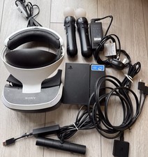 Sony PlayStation VR PSVR PS4 Bundle 2 Move Controllers Camera -ps5  adapter