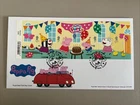 GB 2024 Peppa Pig Party Minisheet FDC Mudford Postmark Unaddressed