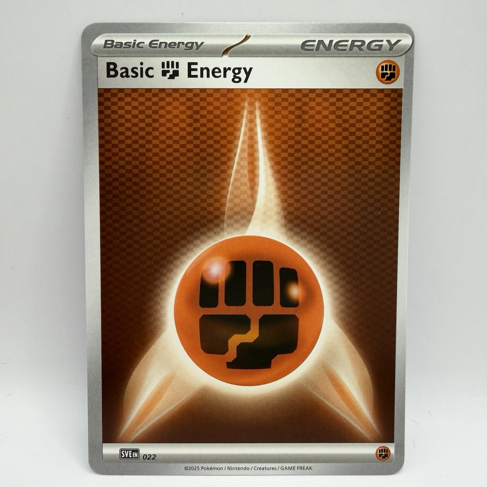 Basic Fighting Energy 022 SVE: Scarlet & Violet Energies Regular 2025 NM