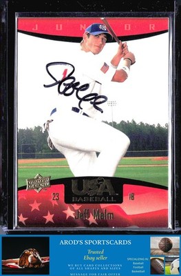 2008 Upper Deck USA Baseball Box Set *Jeff Malm **Card #41** AUTO (RC)