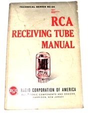 RCA Receiving Tube Manual RC-24 1965 916A Paperback