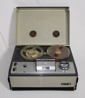 vintage UNITRA ZRK ZK 120T Tonbandgerät mit Haube funktionstüchtig DDR Polen