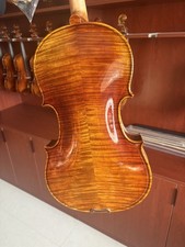 Aged wood 16 inch Handmade Viola Nice Flamed with Case Bow DDP to USA 