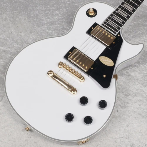 Epiphone  Inspired by Gibson Les Paul Custom Alpine White 3.90kg Electric Guitar