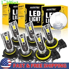9005 9006 H11 Combo Led Headlight Fog Light Hi-lo Beam Bulb White 612 1-10set