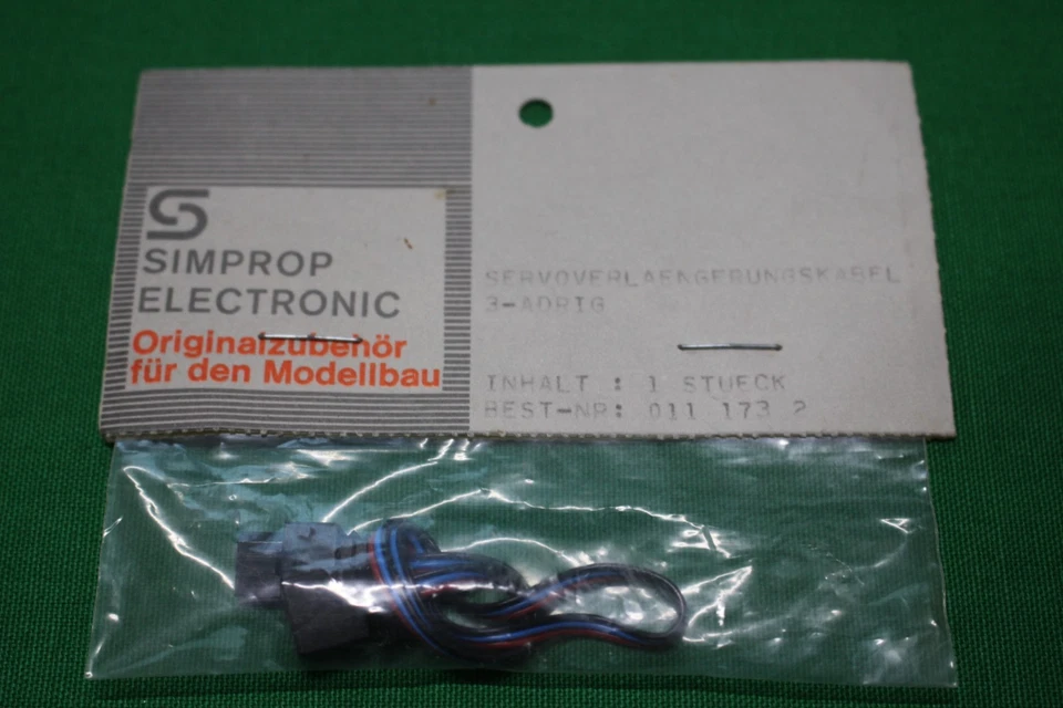 9ea. Vintage Simprop Servo Cable - Image 4 of 4