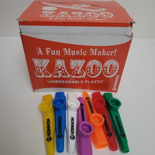 Hohner Kazoos Lot of 31 Assorted Colors Music Makers KC50 - Picture 1 of 4
