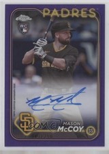 2024 Topps Chrome Rookie Purple Refractor /250 Mason McCoy #RA-MCC Auto 1bi0