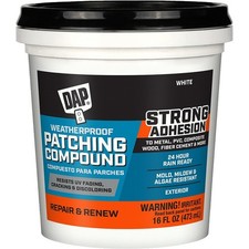 DAP 18740 pt Waterproof Patching Compound Advanced Exterior Filler-1PK