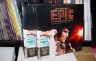 ELVIS PRESLEY 2LP EPiC ELVIS IN CONCERT: SEALED W/HYPE STICKER YELLOW & ORANGE