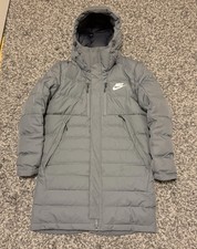 Nike Herren, Daunenmantel,Größe M Grau
