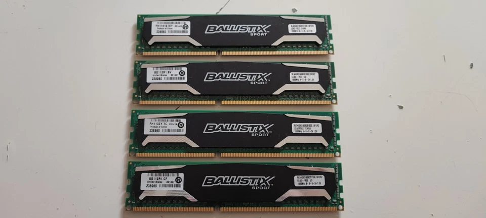 16GB DDR3 Crucial Ballistix Sport RAM / SPEICHER - 100% OK - Bild 2 von 3