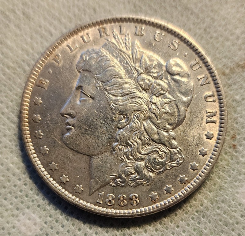 1888-P Morgan Dollar - 90% Silver - XF+ See Pictures and You Grade 