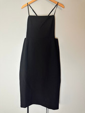 BCBGMAXAZRIA Esmee Black Lace-Up Corset Back Pencil Dress Sz 10 NWT Gothic Sexy