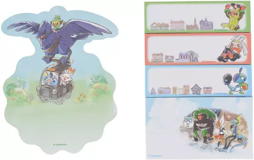 Notizblock Pokemon GalarTabi Haftnotiz Set Pokemon Pokemon Center Limitiert - Bild 2 von 2