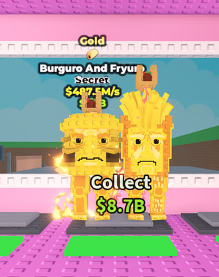 Burguro And Fryuro (Gold) 487m/s Steal a Brainrot