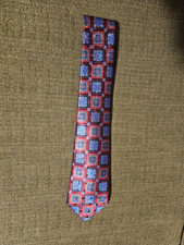 PERFECT CONDITION Ermenegildo Zegna Tie Mens One Size Silk Paisley Fan Italy