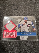2002 Studio Diamond Collection Artist's Proofs Sammy Sosa Game Used Base # /200
