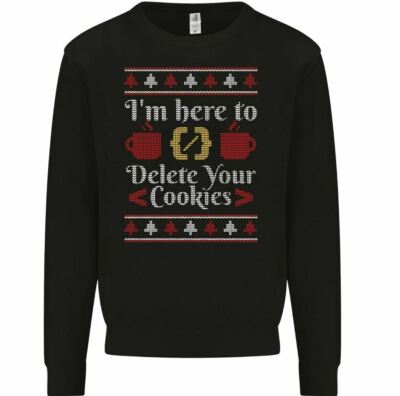 Programmer Christmas Sweater Mens Funny Programming Computer IT Cookies Geek