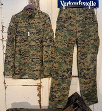 Orig. US Armee USMC Feldanzug Marpat Woodland digital Gr. M long selten #2541