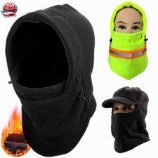Winter Balaclava Ski Mask Beanie Full Face 1 Hole Cap Fleece Trapper Outdoor Hat