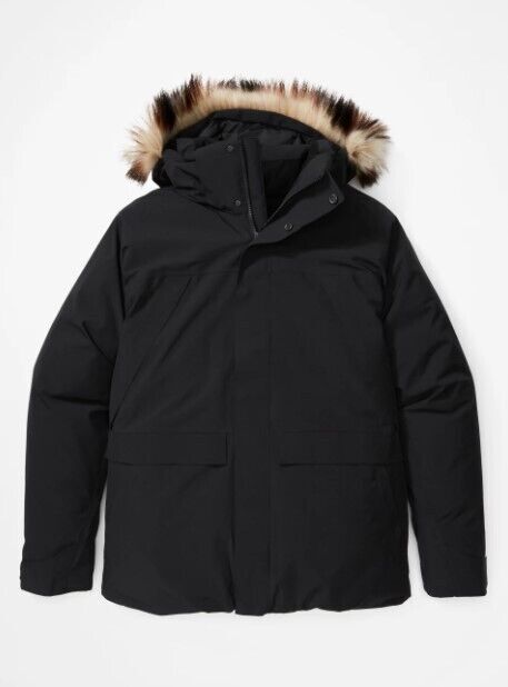MARMOT MEN'S YUKON II PARKA WATERPROOF DOWN INSULATED SNOW JACKET BLACK 11290 image 4
