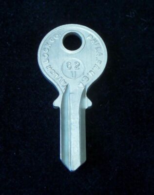 62U SIMCA KEY BLANK Door Trunk 1960-1964 Aronde Ariane, Citroen GAS CAP xx7 Code